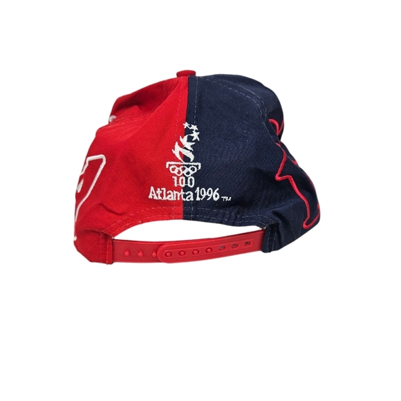 Vintage Logo 7 1996 USA Atlanta Olympics Snapback Hat All Over Embroidery Unisex - Picture 6 of 10